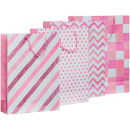 Pungi cadou din carton cu snur 40x31x12 cm 12 buc, Adison
